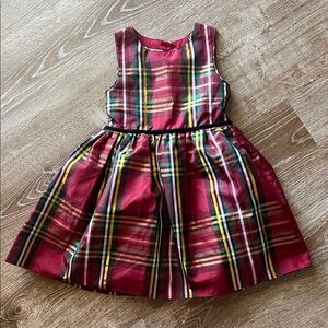 Pippa & Julie Red Plaid Holiday Dress size 4